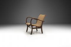 Erich Dieckmann Woven Cord Chair with Steam Bent Arms Germany circa 1930s - 3895864