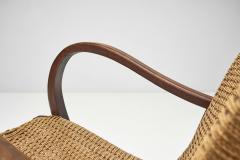 Erich Dieckmann Woven Cord Chair with Steam Bent Arms Germany circa 1930s - 3895868