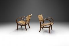 Erich Dieckmann Woven Cord Chairs in the Manner of Erich Dieckmann Germany ca 1950s - 3731381