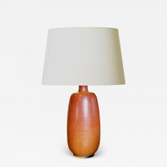 Erich Triller Swedish Modern Table Lamp in Terra Cotta Tones by Tobo - 2895856