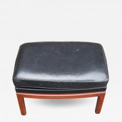 Erik Andersen Teak and Leather Ottoman by Erik Kolling Andersen with Peder Pedersen - 3182980