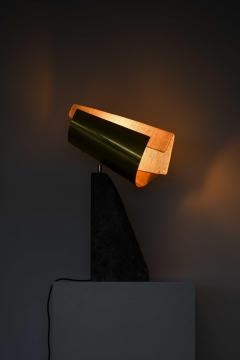Erik Bratsberg Lorian Table Lamp in Brass Fabric and Marble by Erik Bratsberg 2021 - 4663849