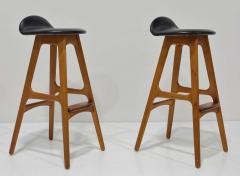 Erik Buch Erik Buch Bar Stools Model OD 61 Produced by O D Mobler in Denmark in Teak - 3989825