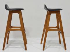 Erik Buch Erik Buch Bar Stools Model OD 61 Produced by O D Mobler in Denmark in Teak - 3989827