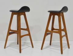 Erik Buch Erik Buch Bar Stools Model OD 61 Produced by O D Mobler in Denmark in Teak - 3989832