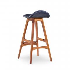 Erik Buch Erik Buch Mid Century Danish Teak Bar Stools Pair - 4483021