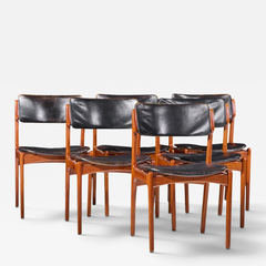 Erik Buch Erik Buch Mid Century Danish Teak Dining Chairs Set of 6 - 4738229