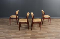 Erik Buch Erik Buch Rosewood Leather Dining Chairs for O D Mobler - 3837291