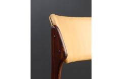 Erik Buch Erik Buch Rosewood Leather Dining Chairs for O D Mobler - 3837294