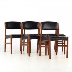 Erik Buch Erik Buch Style Mid Century Teak Dining Chairs Set of 6 - 3691838