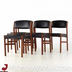 Erik Buch Erik Buch Style Mid Century Teak Dining Chairs Set of 6 - 3691840