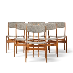 Erik Buch Erik Buch for Anderstrup M belfabrik Danish Teak Dining Chairs Set of 6 - 4756289