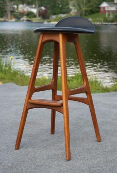 Erik Buch Erik Buch for O D Mobler Vintage Danish Solid Teak Bar Stool - 4206701