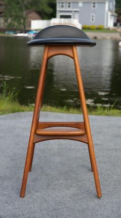 Erik Buch Erik Buch for O D Mobler Vintage Danish Solid Teak Bar Stool - 4206703