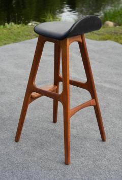 Erik Buch Erik Buch for O D Mobler Vintage Danish Solid Teak Bar Stool - 4206712