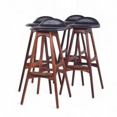 Erik Buch Erik Buch for Oddense M bler OD 61 Danish Rosewood Bar Stools Set of 4 - 4285977