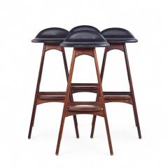Erik Buch Erik Buch for Oddense M bler OD 61 Danish Rosewood Bar Stools Set of 4 - 4285979