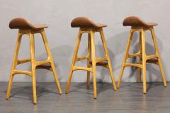 Erik Buch Erik Buck Bar Stools Model OD 61 Produced by O D Mobler in Denmark - 2879186