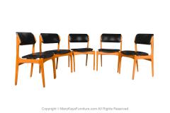 Erik Buch Mid Century Erik Buch Model 49 Teak Dining Chairs five - 3003186