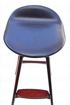Erik Buch Pair of Erik Buch Buck OD 61 Vintage Bar Stools Rosewood Set Two - 2400382