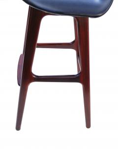 Erik Buch Pair of Erik Buch Buck OD 61 Vintage Bar Stools Rosewood Set Two - 2400385