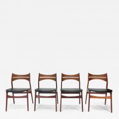 Erik Buch Set of 12 Erik Buch Teak Dining Chairs Model 310 for Christiansen M belfabrik - 3423615