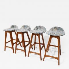 Erik Buch Set of Four Counter Height Stools by Erik Buch 1960s - 1847129