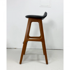 Erik Buck 1960s Pair of Erik Buch Od61 Barstools - 2935890