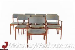 Erik Buck Erik Buch Mid Century Teak Dining Chairs Set of 8 - 2580100