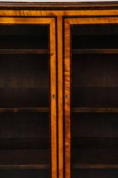 Erik Chambert Erik Chambert Birch Ebonized and Fruitwood Inlaid Bookcase Cabinet circa 1940 - 752029