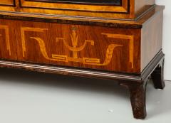 Erik Chambert Erik Chambert Birch Ebonized and Fruitwood Inlaid Bookcase Cabinet circa 1940 - 752034