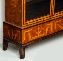 Erik Chambert Erik Chambert Birch Ebonized and Fruitwood Inlaid Bookcase Cabinet circa 1940 - 752035