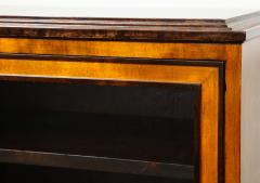 Erik Chambert Erik Chambert Birch Ebonized and Fruitwood Inlaid Bookcase Cabinet circa 1940 - 752039