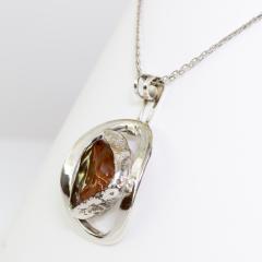 Erik Dennung Erik Dennung Silver Plated Pendant with Agate Denmark - 596978