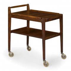 Erik Gustafsson Swedish Mid Century Modern Accent Table Serving Bar Cart by Erik Gustafsson - 1180760