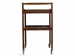 Erik Gustafsson Swedish Mid Century Modern Accent Table Serving Bar Cart by Erik Gustafsson - 1180763