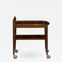 Erik Gustafsson Swedish Mid Century Modern Accent Table Serving Bar Cart by Erik Gustafsson - 1180809
