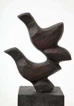 Erik Heide Blackened Bronze Sculpture Flyvende Fugle by Erik Heide Denmark 2003 - 3055421
