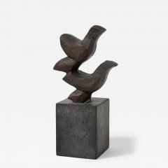 Erik Heide Blackened Bronze Sculpture Flyvende Fugle by Erik Heide Denmark 2003 - 3056870