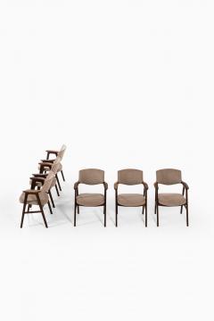 Erik Kirkegaard Armchairs DIning Chairs Produced by H ng Stolefabrik - 1951697