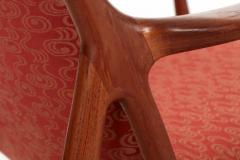 Erik Kollig Andersen Andersen Pedersen for Horsnaes Danish Sculpted Teak Arm Chair - 719511