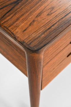Erik Riisager Hansen Mid Century Desk in Brass Rosewood by Erik Riisager Hansen 1950s - 4663824