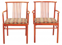 Erik W rts Erik Worts Erik W rts Lyran Orange Stained Armchair Mid Century - 2592224