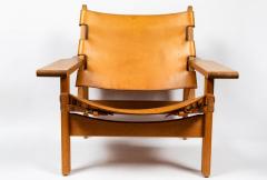 Erling Jessen 1960s Erling Jessen Oak and Leather Lounge Chair - 1146436
