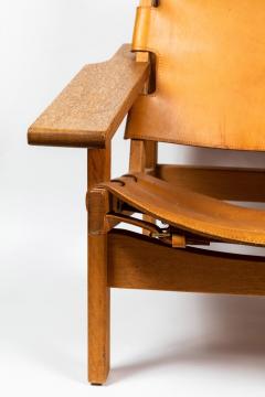 Erling Jessen 1960s Erling Jessen Oak and Leather Lounge Chair - 1146437