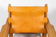 Erling Jessen 1960s Erling Jessen Oak and Leather Lounge Chair - 1146438