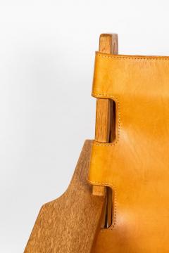 Erling Jessen 1960s Erling Jessen Oak and Leather Lounge Chair - 1146441