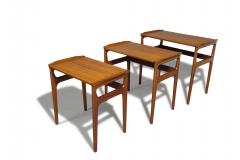 Erling Torvits Erling Torvits Danish Teak Nesting Side Tables - 3436578