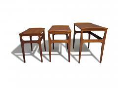 Erling Torvits Erling Torvits Danish Teak Nesting Side Tables - 3436586