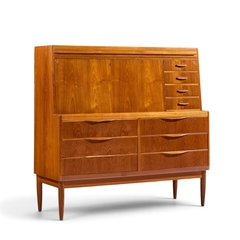 Erling Torvits Erling Torvits Mid Century Danish Teak Secretary Desk - 4733020